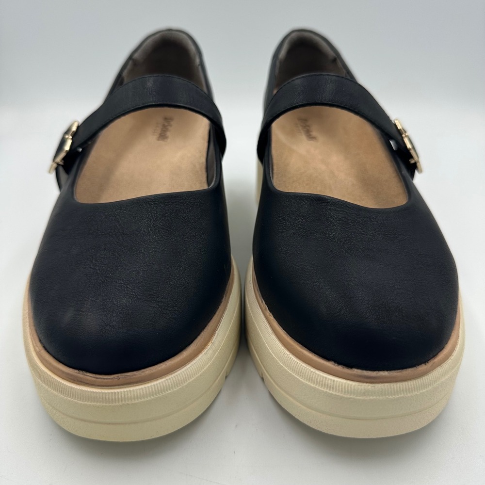 Dr. Scholl's Nice Max MJ Mary Jane Black Platform Buckle Loafers Chunky Goth 8.5 - Picture 9 of 17